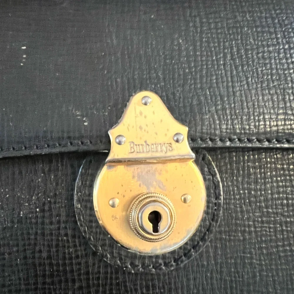 BURBERRY of London Briefcase Clutch Bag, Authentic, Vintage. EUC